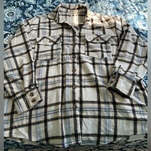 BKE Multicolor Plaid Shacket